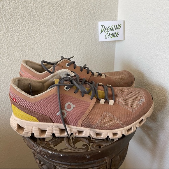 On Running Cloud 5 Mocha/Sand Lace Front Sneaker - Picture 4 of 9